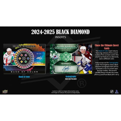 2024-25 Upper Deck Black Diamond Hockey Hobby 10 Box Case
