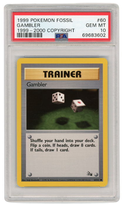 1999-2000 Fossil Gambler 60/62 PSA 10 (#1313)